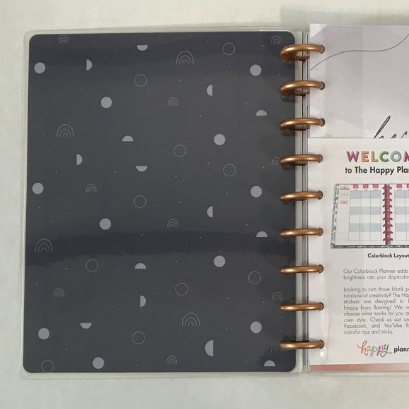 Happy Planner Classic Always Wonder 18 Month Colorblock Layout - Picture 3 of 11